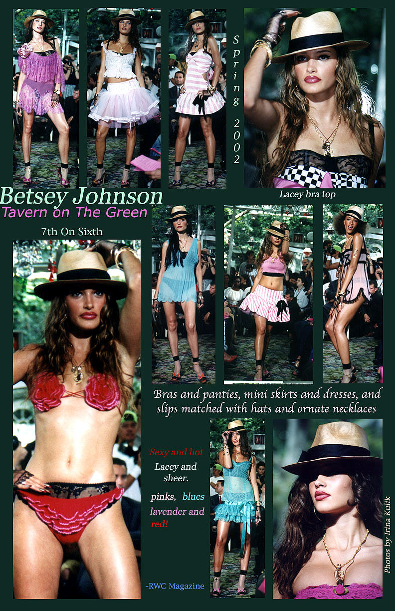 Betsey Johnson spring 2002